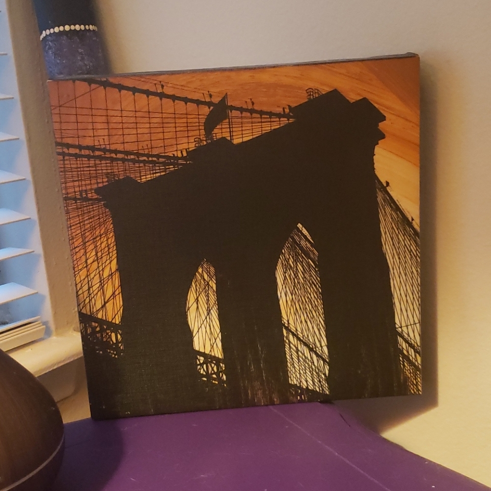 Canvas print of a bridge in New York